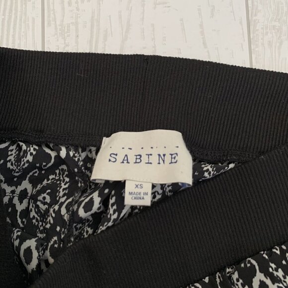 Sabine Black White Joggers - Picture 3 of 5